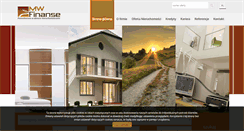 Desktop Screenshot of mwfinanse.pl
