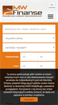 Mobile Screenshot of mwfinanse.pl