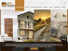 Tablet Screenshot of mwfinanse.pl